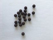Bola de goma sólida mate del color de Brown, pequeñas bolas de goma de la resistencia química