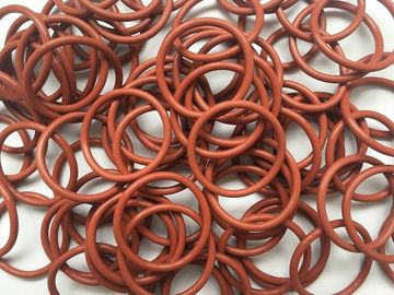 Anillo de goma rojo resistente químico multiusos para las soluciones de sal diluidas