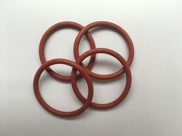 Anillo de goma rojo resistente químico multiusos para las soluciones de sal diluidas