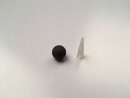 Bola de goma sólida de piedra de Viton que se lava, bolas de goma industriales del negro 6m m