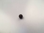 Bola de goma sólida de piedra de Viton que se lava, bolas de goma industriales del negro 6m m