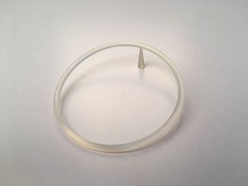 Anillo o de goma blanco tamaño pequeño del anillo/3 pulgadas de la junta del silicón para la industria