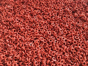 Pequeña trayectoria del escape de la superficie de lacre del bloque del color rojo de los anillos de goma de los sellos estáticos