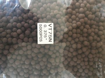 Pequeñas bolas de goma sólidas de piedra de  que se lavan modificadas para requisitos particulares en el color de Brown