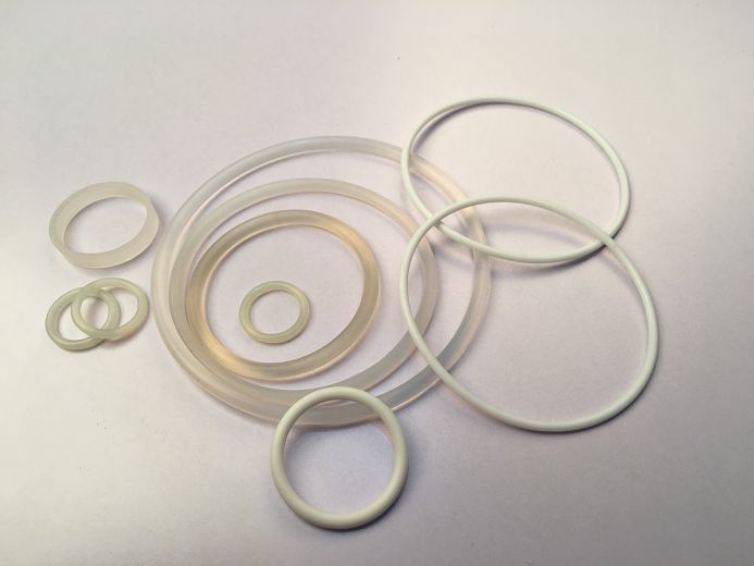 Calor de goma transparente de los anillos o que resiste con resistencia de agua moderada