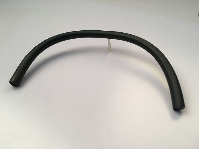 Negro 11 milímetros del sello de goma del cordón de resistencia de agua flexible para la industria química