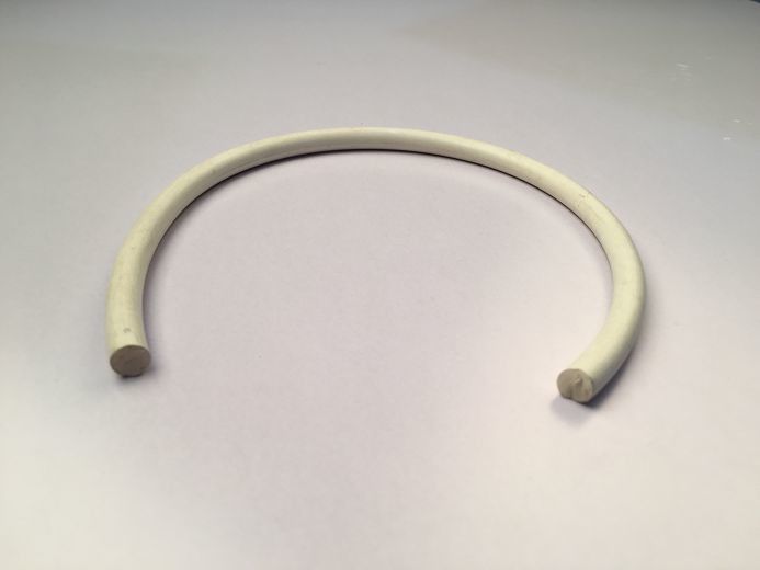 Cordón Viton, buena tira del anillo o del blanco 6.5m m del anillo o de las propiedades mecánicas