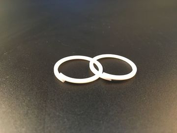 Alta resistencia química del color PTFE de la junta elástico blanca del anillo con el anillo de respaldo