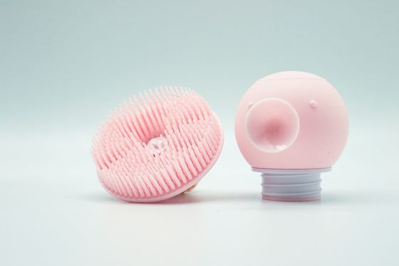 Rosa de Exfoliator del cuerpo del silicón de la forma del pulpo de la ducha